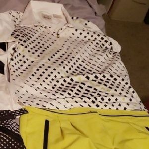 Yellow skirt and shirt